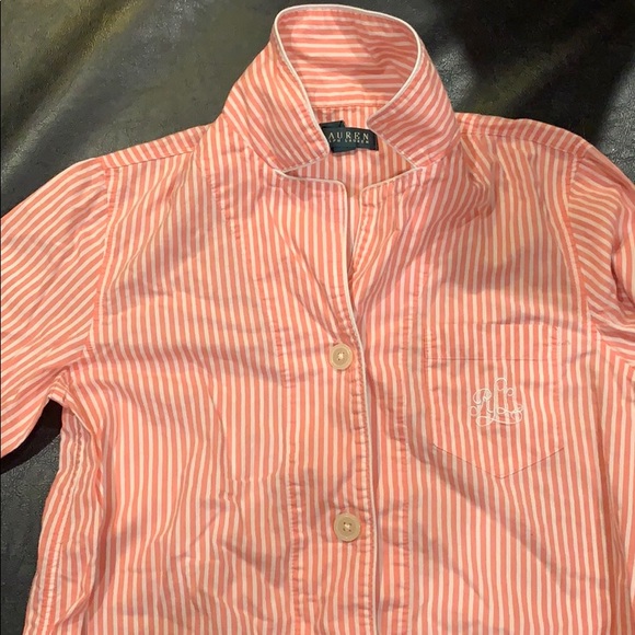 Ralph Lauren pajama button up - Picture 2 of 3
